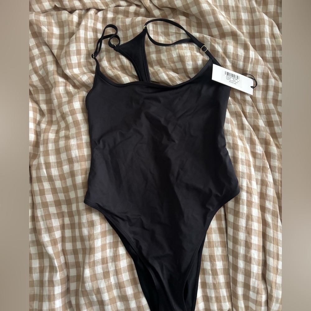Frankie’s Bikinis Getaway Black One-Piece Swimsuit